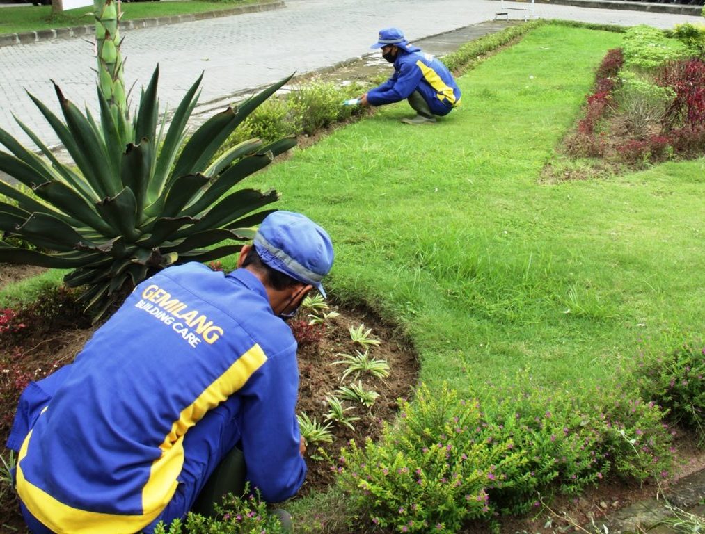 jasa kebersihan taman gemilang